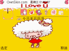 【love you 】 动态 可爱 卡通 女生